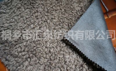 緯編麂皮絨復合毛皮